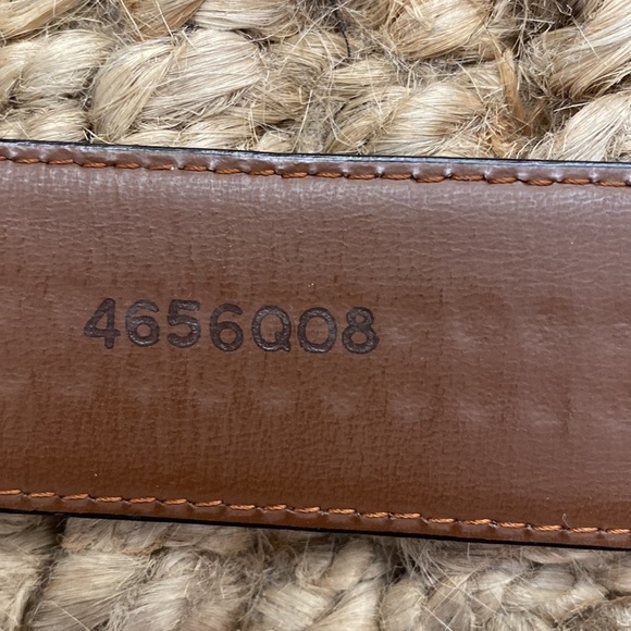 GENUINE Leather Belt. Dark Brown - Picture 7 of 7